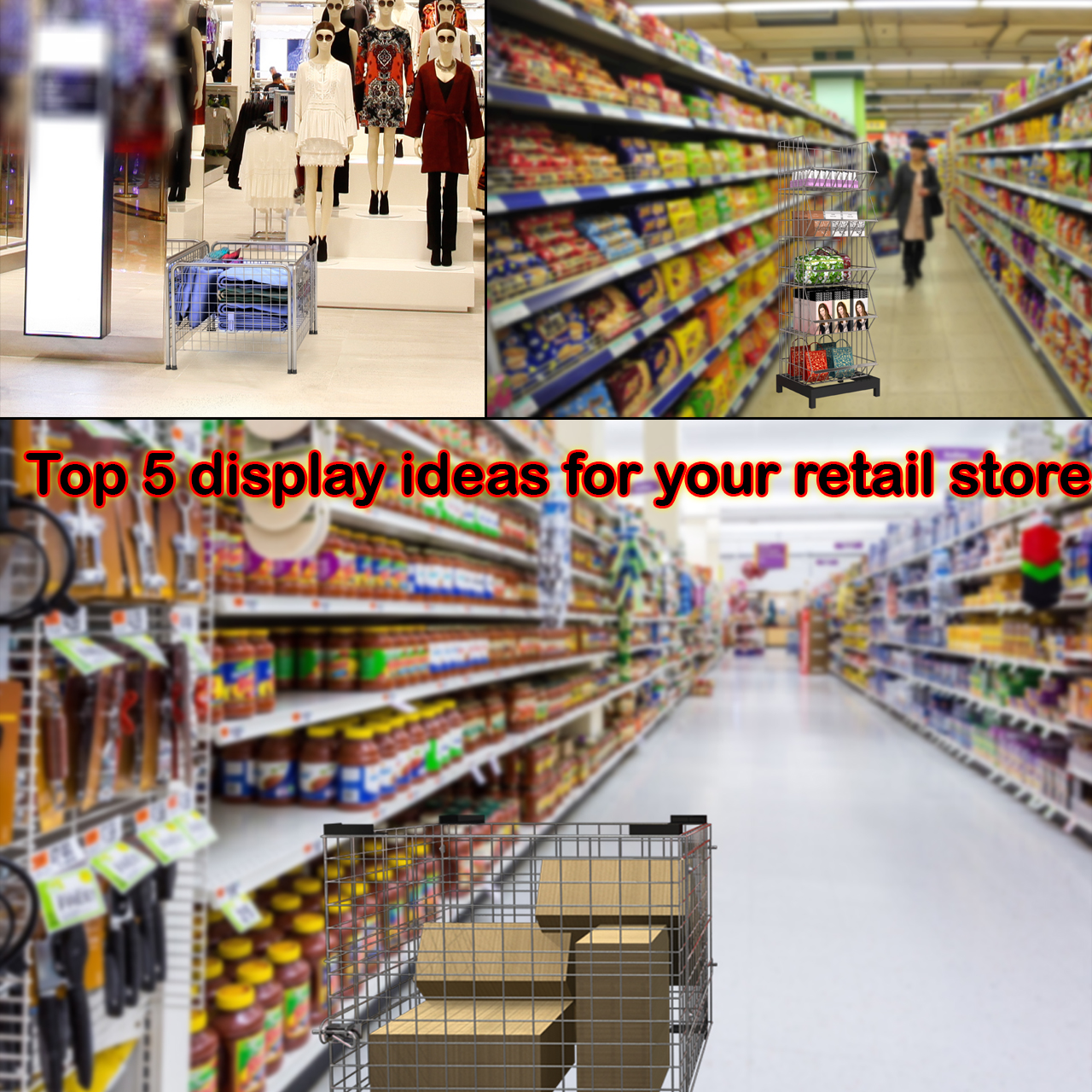 Top 5 display ideas for your retail store